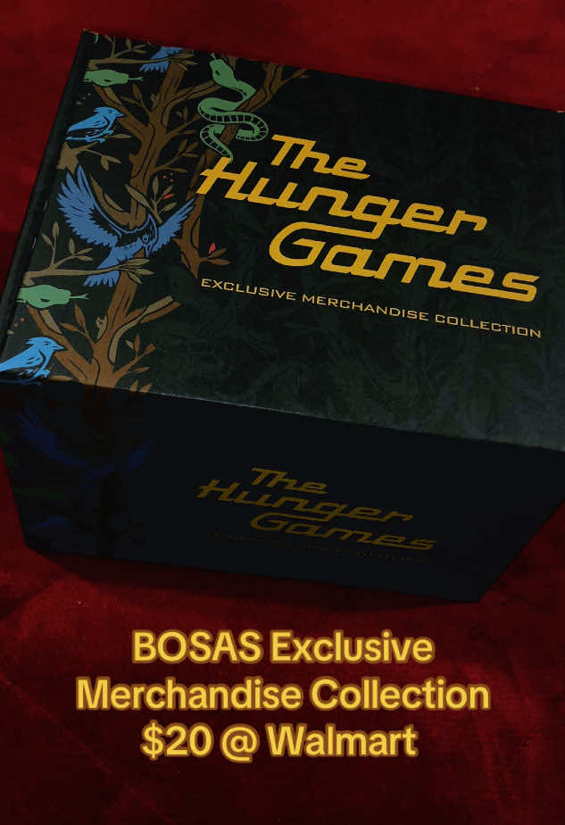 BALLAD OF SONGBIRDS & SNAKES EXCLUSIVE MERCH COLLECTION 😭♥️ absolutely love it comes with a notebook, Corios dog tag & notebook from the academy, stickers, & a merch hat from Lucy grays shows 🩷🩷🩷 . . . . . #walmartfinds #bosas #lucygraybaird #coriolanussnow #hungergames 