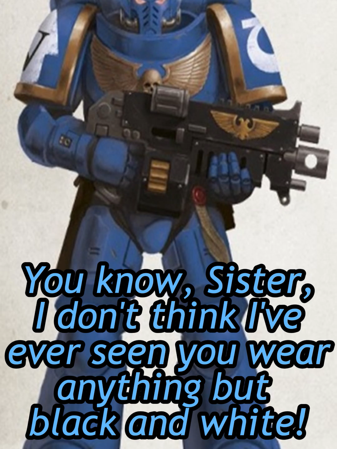 The Sisters of Battle get a timely makeover 💅 #ultramarines #sistersofbattle #robouteguilliman