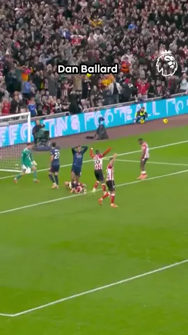 Arsenal thought they had scored... Dan Ballard said NO ❌ #PremierLeague 