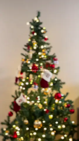 dia de montar nossa árvore de natal ✨ | #christmas #natal #girlyaesthetic #fypp #decoration 