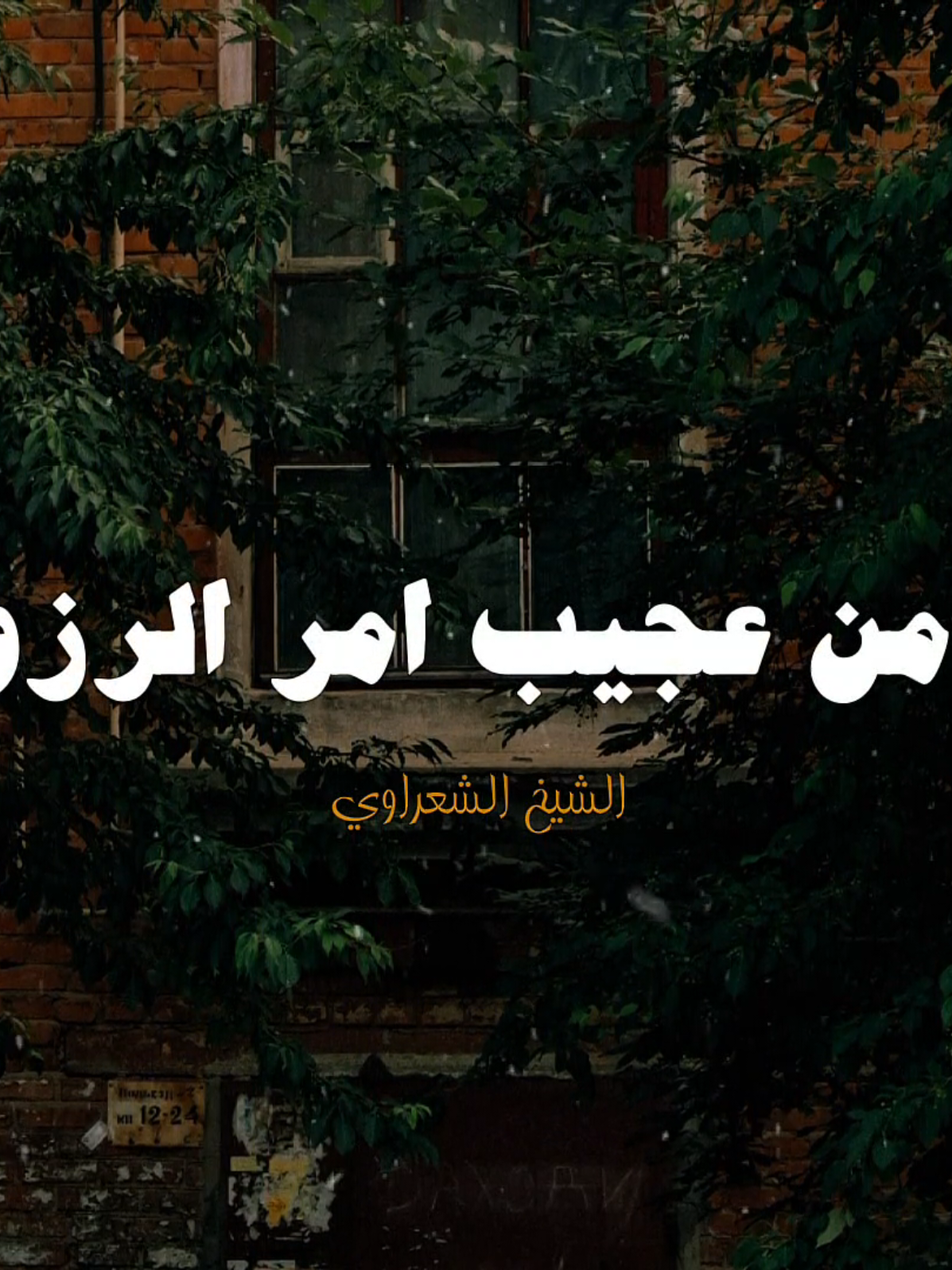 ومن عجيب امر الرزق 🤍✨️ #الشيخ_الشعراوي #fyp #ديني #الرزق #تصميم_الحلواني🖤🎤 