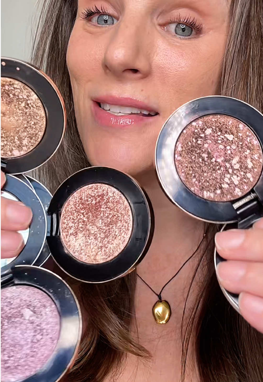 My favorite eyeshadows to use daily @Shop MAKE Beauty #makebeauty #makebeautyeyeshadow #metalliceyeshadow #tiktokshopcreatorpicks #eyeshadow 