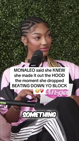 Monaleo said she knew she made it out of the hood the moment she created “Beating down yo Block”😲💕 #monaleo #podcast #podcastclips #unapologeticallyangel #fypシ゚viral 
