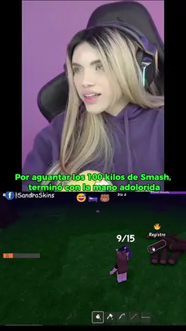 Sandraskins casi se fractura la mano por Smash #Sandraskins #Smashdota #fyp #paratiiiiiiiiiiiiiiiiiiiiiiiiiiiiiii #dota2 #mujercasosdelavidareal #milenka #smashkins #roblox #99noches