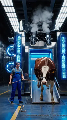 Ai Cow and Cat Videos #frypgシ #funnytiktok #viralshorts  #aicontent  #crazy 