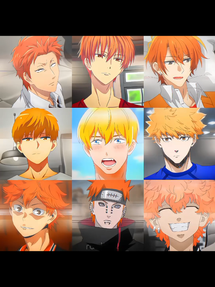 orange hair😋🤏 #fruitsbasket #romantickiller #bluelock #haikyuu #tokyorevengers 