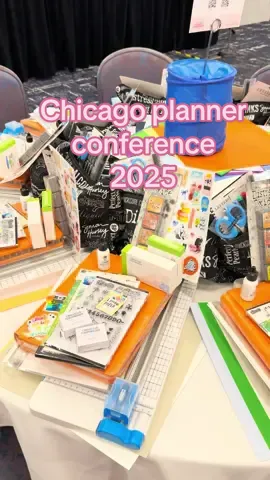 It’s happening!!! 🎉 General Session @Chicago Planner Conference is HERE and I’m at table 13 ready for ALL the planner magic! ✨ Thank you @amytangerine for being our generous table sponsor  these goodies are EVERYTHING!! 😍  #chicagoplannerconference #cpc2025 #amytangerine #plannerconference #plannerpeople  