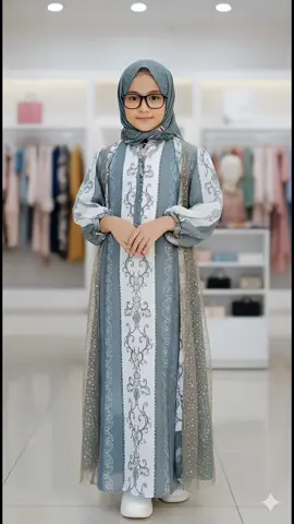 Gamis Ceruty Motif Sultan Usia 3-10 Tahun Bahan Certuty Babydoll Mix Tille Full Puring Gamis Cantik Free Hijab Perpaduan warna yang lembut dan sentuhan aksesori mewah bikin penampilan jadi sempurna.