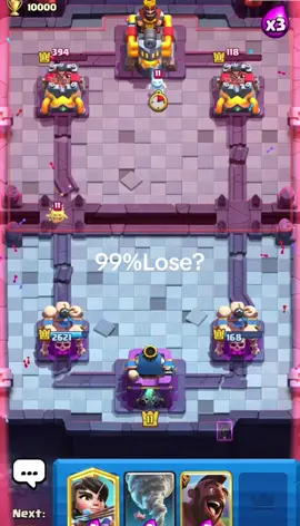 Holy evo wizard clutch for the win☠️🤩#clashroyale #gaming #fyp #clashtok #pro 