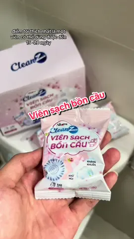 Viên sạch bồn cầu CleanZ#viensachboncau #vienthomboncau #giadungtienich #ilovetiktok #cleanz @Sony iu 