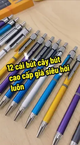 Tin được không mọi người ơi 😱 – 12 cây bút bi cao cấp, viết mượt êm ru ✍️ Ngòi 0.7mm – nét đẹp từng chữ, dân văn phòng – sinh viên – cán bộ đều mê! Mà giá thì chỉ bằng vài tô phở sáng thôi 😍 👉 Nhanh tay chốt liền kẻo hết hàng nhaaa!” #ButBiTodoSuyo #VanPhongPhamHugi #ButBiCaoCap #ButDepGiaRe #DanVanPhong     