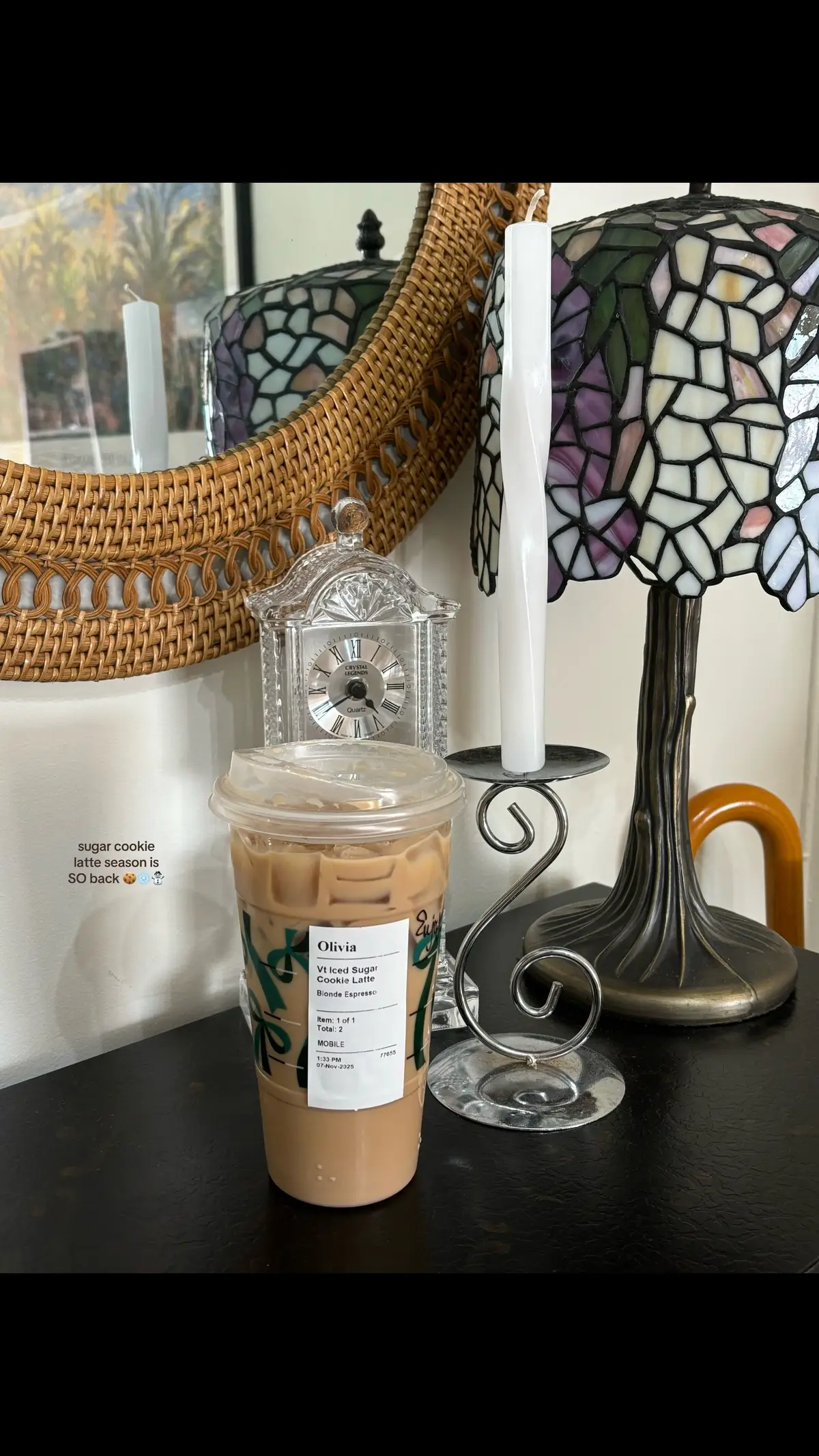 best time of year #sugarcookielatte #sugarcookielattestarbucks #starbucks 