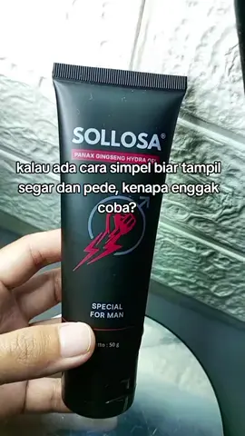 Beli Sekarang dan buktiin sendiri efeknya!  #sollosa #sollosagel #perawatanpria #perawatancowok 