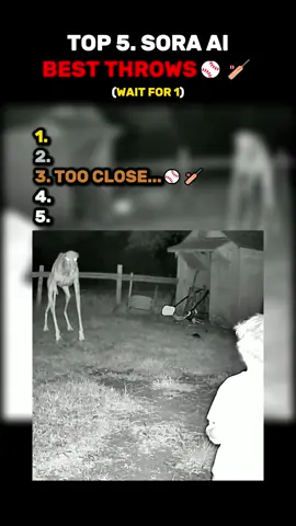 The Top 5 Sora AI BEST Throws ⚾️🏏… 😱👻| Scary Humor Ranking #sora2 #top5 #scary #horror #unitedstates