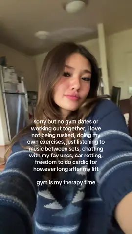 gym is my me time unless you’re my roommate 😝🫶
