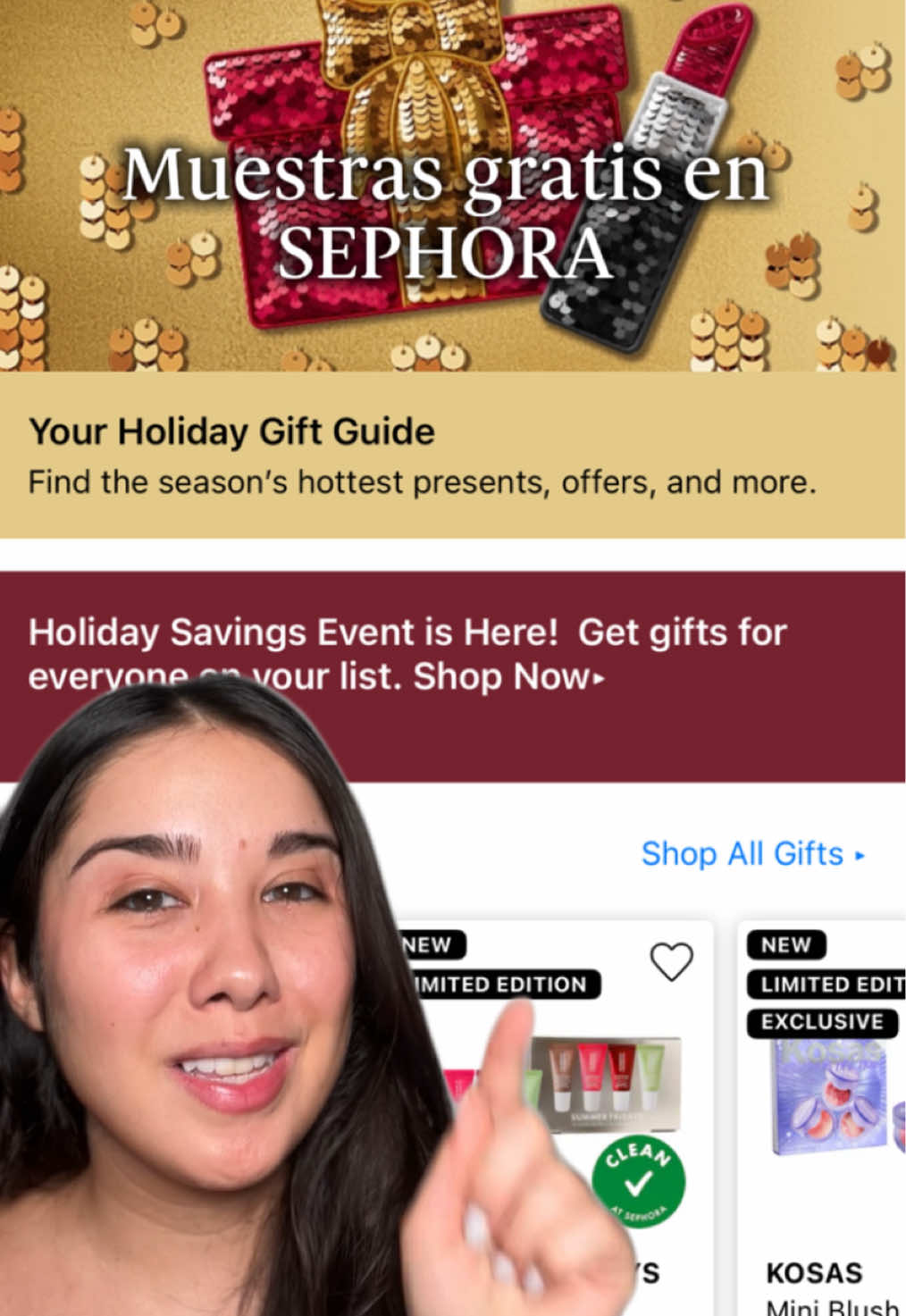 Como conseguir muestras gratis en @sephora  #sephora #sephorasale2025 #muestrasgratissephora #sephoraproducts 