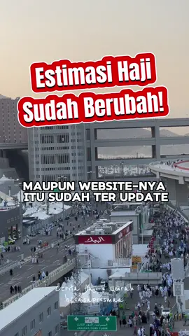 Mulai tadi malam sudah berubah sepertinya estimasi keberangkatan haji mengikuti dengan rumusan terbaru. Cek pengitungannya disini @Ica | Cerita Haji & Umrah 🕋  Sekiranya bapak ibu estimasinya di 2026 bapak ibu bisa langsung siap siap proses berikutnya. 1. Kunjungi kemenag / PLHUT setempat 2. Bikin passport 3. Cek kesehatan di puskesmas Dan masih ada beberapa tahapan lagi. Untuk membantu persiapan Bapak Ibu langsung aja downlod Planner Haji yg ada diProfiiiil. Atau komen “mau” #haji #haji2026 