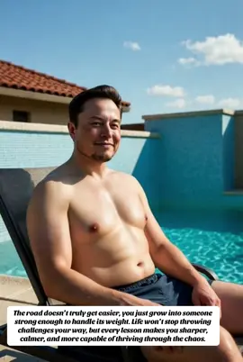 The road doesn’t truly get easier, you just grow into someone strong enough to handle its weight. Life won’t stop throwing challenges your way, but every lesson makes you sharper, calmer, and more capable of thriving through the chaos. #elonmusk #fyb #Viral #spacex #tesla