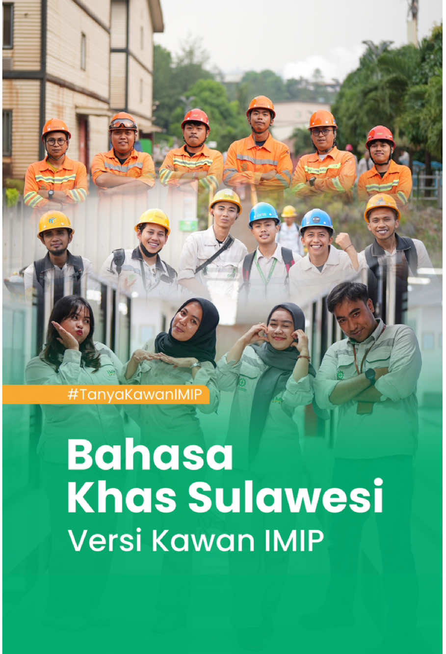 Halo Kawan IMIP, siapa nih yang ikut seru-seruan bareng mimin kemarin?  Fyi, di kawasan IMIP, satu obrolan bisa campur tiga bahasa. Semua karena beragamnya suku dan budaya yang ada di sini. Tapi, keberagaman itulah yang justru menjadi kekuatan kami. Yuk, tulis di komentar: kamu dari daerah mana dan biasa pakai bahasa apa di IMIP?   #TogetherWeCan #fyp #sulawesi #imipmorowali #imiphelemkuning 