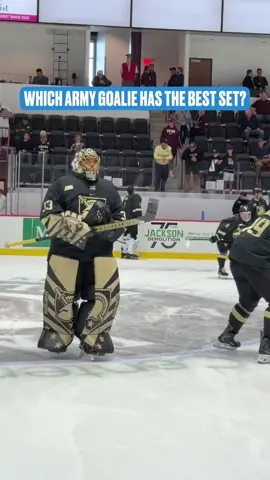 So clean 🧼  #hockey #army #goalie 