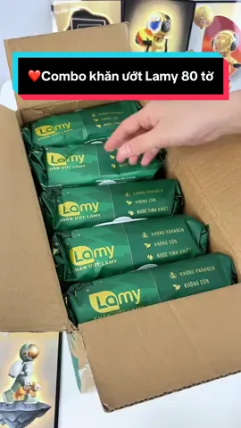 ❤️Combo 10 gói khăn ướt Lamy 80 tờ/ bịch #cindythuytichcuc #khanuotlamy