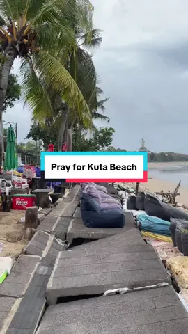 Pray for Kuta Beach🥹 #pantaikuta #kuta #prayforbali #fyp #foryoupage 