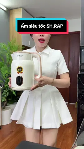 Trả lời @phần Ngọc tien Ấm siêu tốc SH.RAP Đun Siêu Tốc, Dung Tích 2.0L Công suất 1500W Có Tự Ngắt Khi Sôi An Toàn, Tiện Lợi bình #Cindythuytichcuc #amsieutoc #amsieutocshrap 