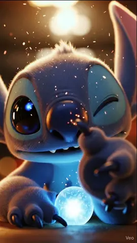 He’s just too cute to handle 💙✨   #Stitch #3DWallpaper  #fondosdepantallaenmovimiento  #CuteVibes #4KliveWallpapers 