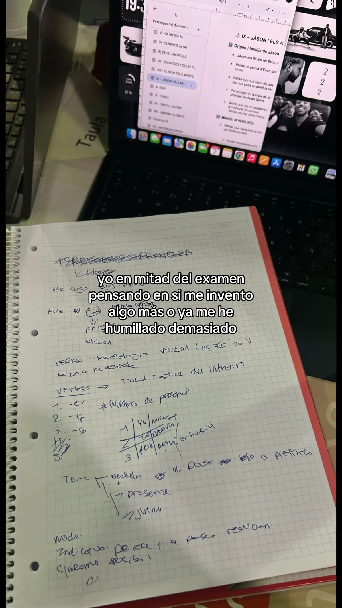 hay que arriesgarse 😔😔 #examen #estudiar #viralvideo #bachillerato 