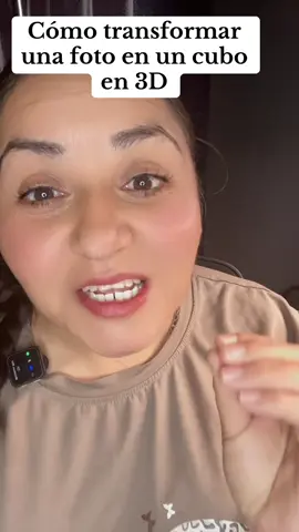 Cómo crear una foto en un cubo en 3D#adytips#aprendiendoentiktok #edicion#videoviral#tendecias 