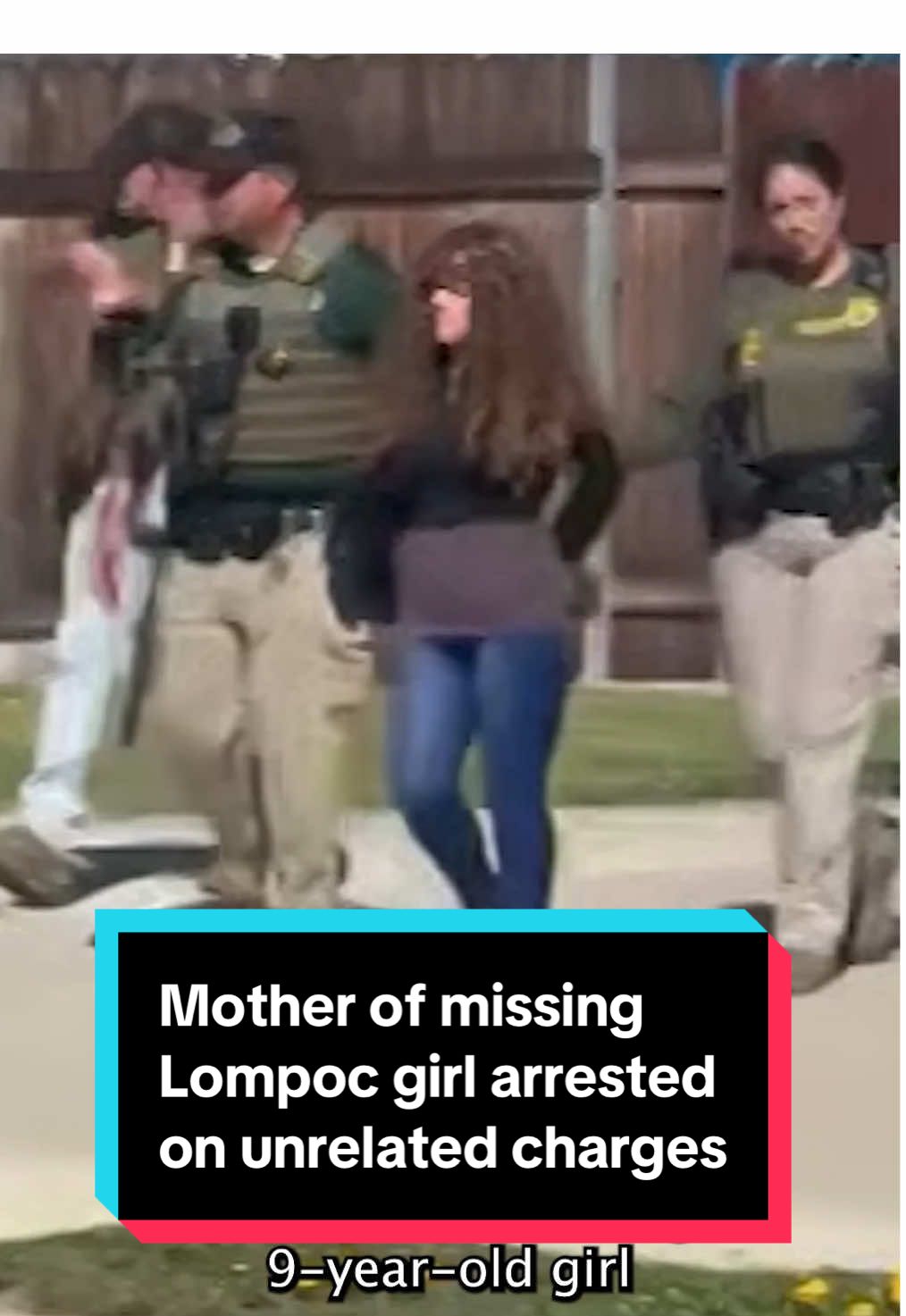 The mother of a 9-year-old Santa Barbara County girl who disappeared last month has been arrested on unrelated charges, the sheriff's department said Friday.⁠ ⁠ Ashlee Buzzard, 40, was arrested in connection with a recent incident during which she 