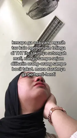 disc: aku ke tht bukan cuma ngebersihin biasa, tapi karena telingaku inf*ksi #fyp #tht 