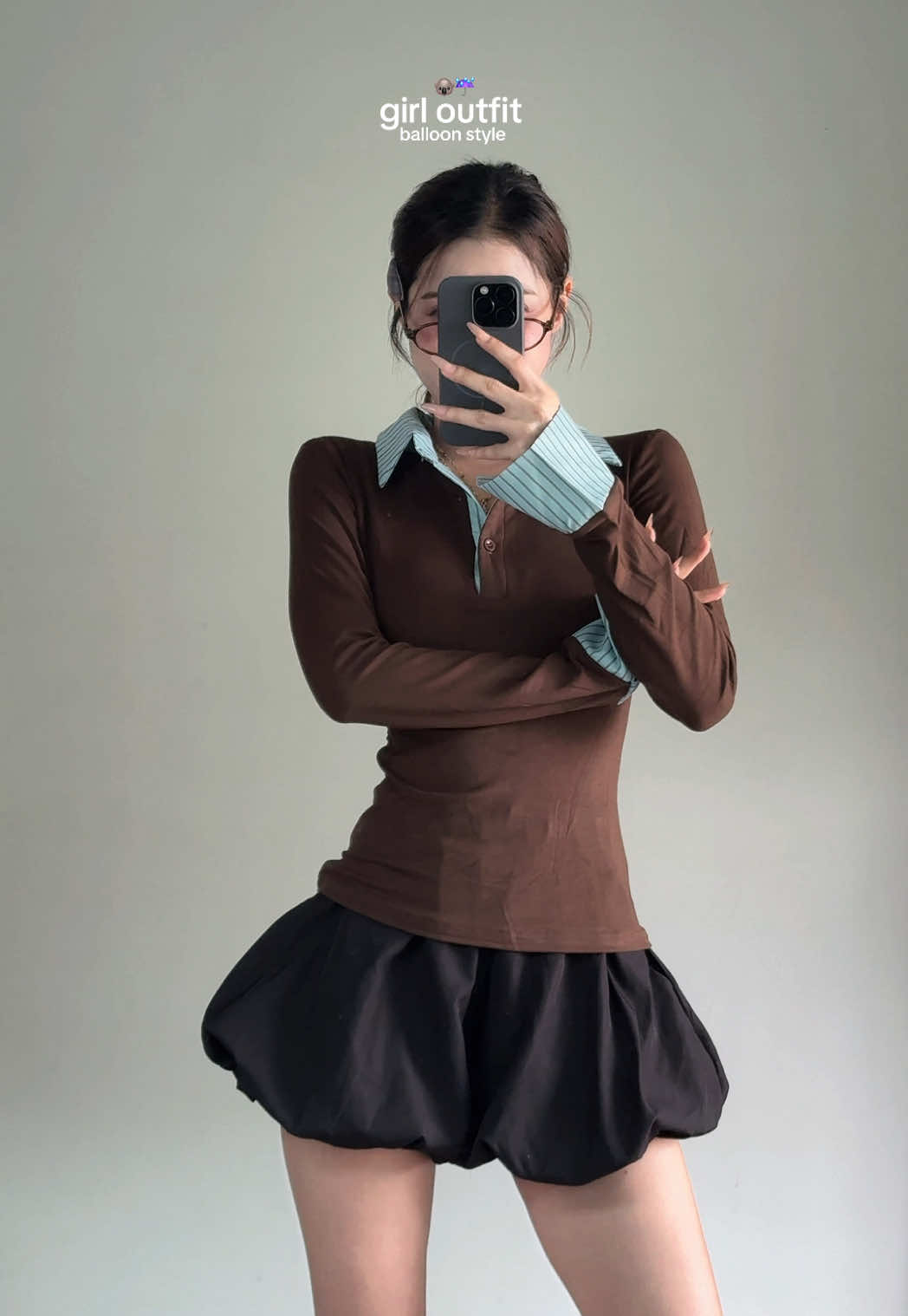 Girl outfit 🐨☔️#balloonpants #outfitideas #แมทช์เสื้อผ้า #ไอเดียแต่งตัว #กางเกงบอลลูน 