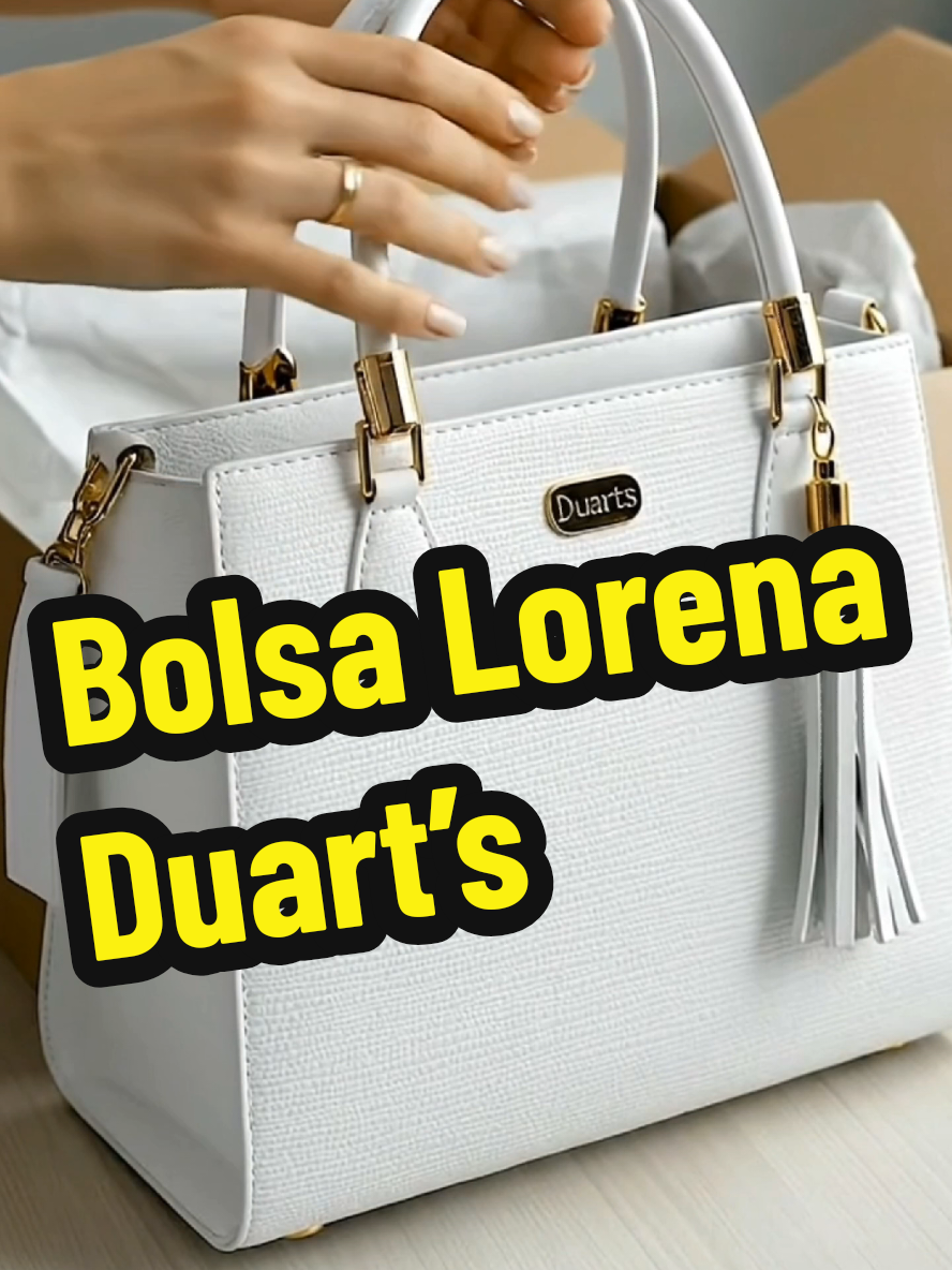 👜Bolsa Lorena Tendência 2025 Duarts - Elegância e Praticidade por Menos de 40 Reais!😱 você arrasa em qualquer look! Bolsa Lorena da Duarts branca, perfeita pro Ano Novo e pra começar 2025 com estilo. Tem 3 divisórias internas, alça ajustável, bolsos organizadores e acabamento impecável. Super resistente, não deforma e combina com tudo. Ideal pro réveillon, festas de fim de ano ou eventos especiais. Essa Black Friday do TikTok Shop tá imperdível, aproveita! #tiktokshop1111br #tiktokshopblackfridaybr #BolsaLorena #bolsa #AnoNovo2025 