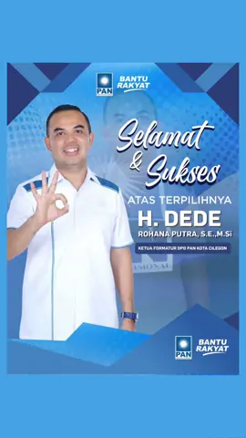 Di berikan amanah sebagai Ketua DPD PAN Cilegon💙 Dengan keputusan ini, apa harapan kalian untuk PAN Cilegon ke depannya.. Tulis dikomentar dan komentar yang paling bagus akan diberikan hadiah 😁 #amanatnasional #dewanviral #cilegonberwarna 