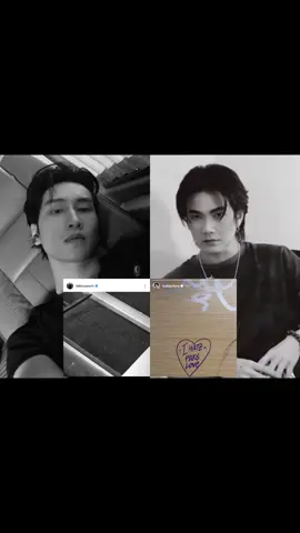 in the end, it's he and him.🖤💙 He didn't rejection him✨️💞 @B Sumettikul @LuvelB4 #biblebuild #biblesumett #buildurluve 