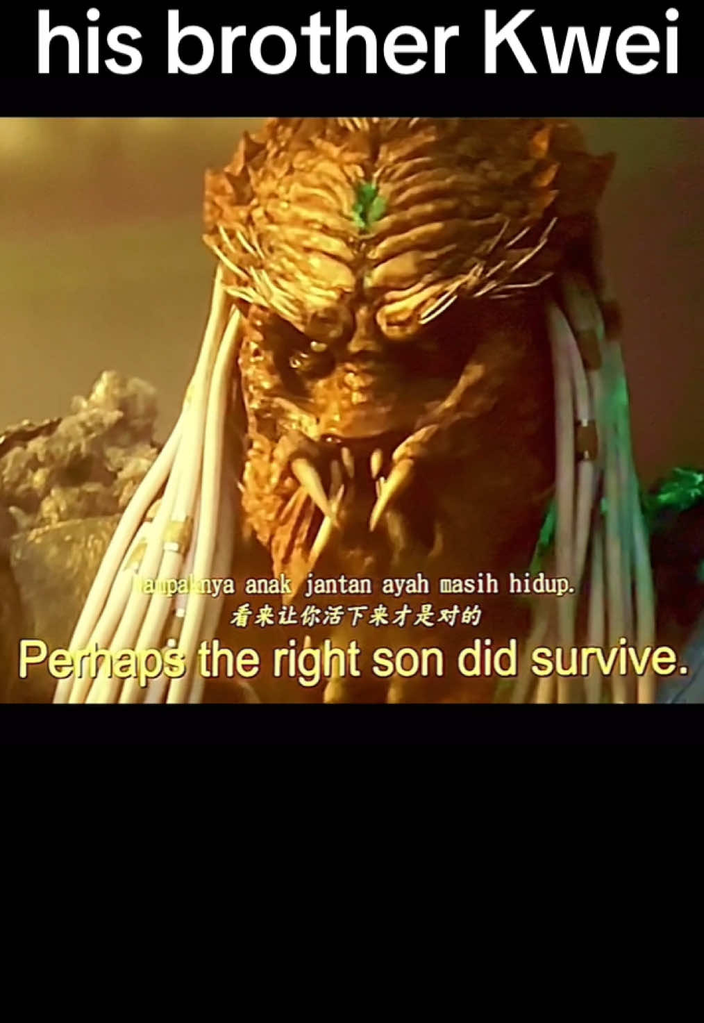 Your a true Yautja warrior dek! well done! 🥰 😋 i’m so proud of him, making his mark and way into the universe #fypシ゚ #predatorbadlands #fypシ゚viral #paratii #viraliza 