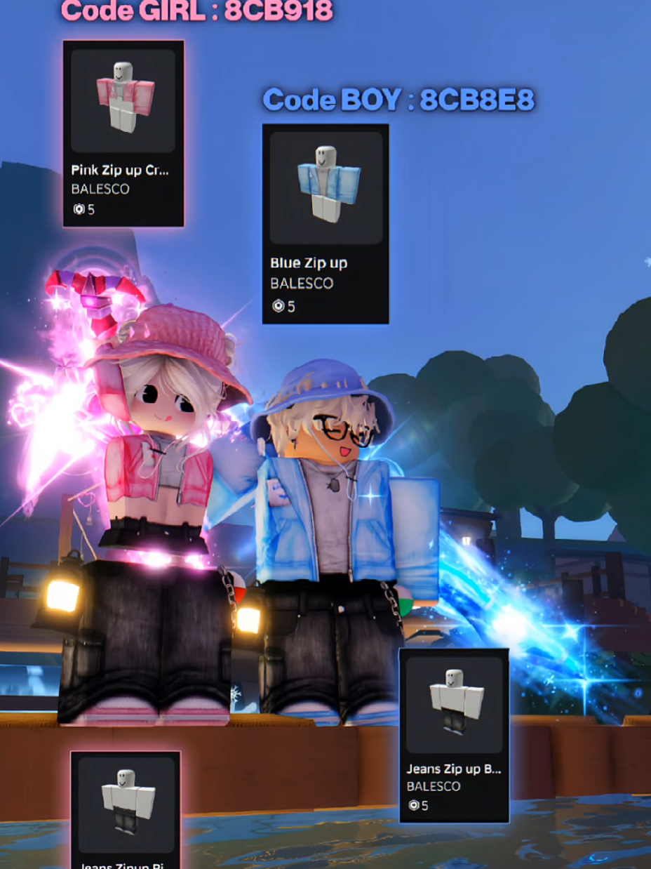 kita udah outfit dan skin rod couple kalian kapan?💓💙  #roblox #bucinroblox #outfitroblox #robloxindonesia #fishit