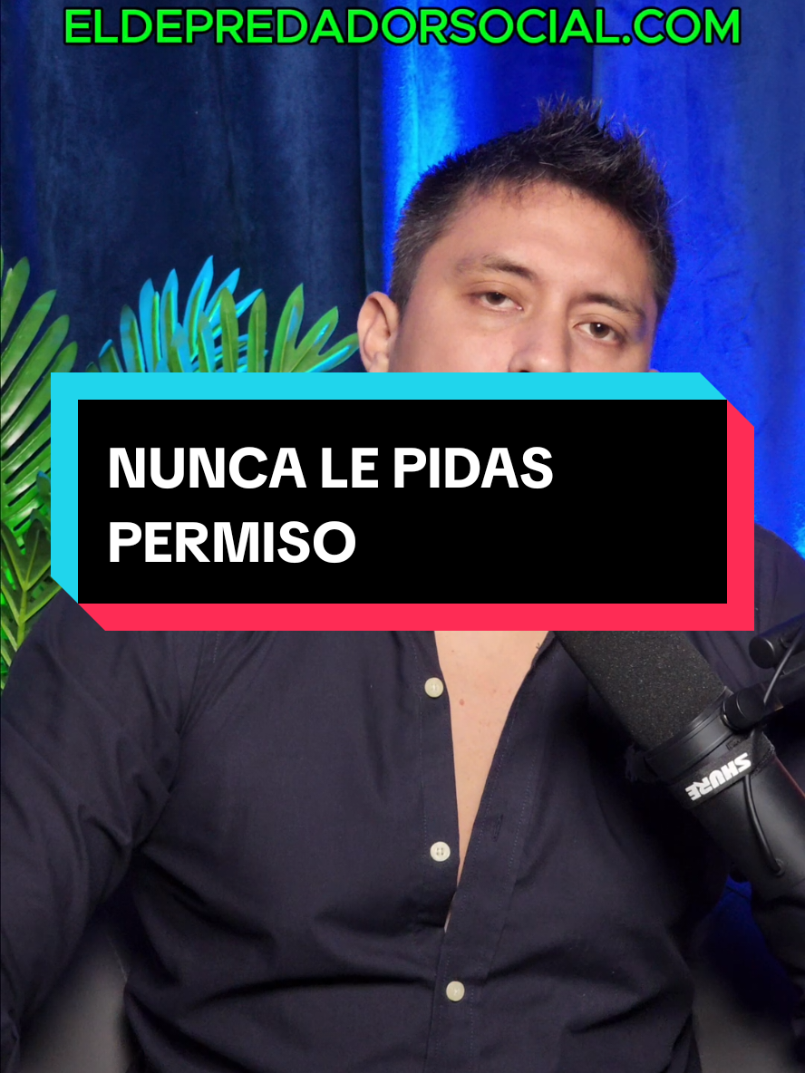 NUNCA LE PIDAS PERMISO eldepredadorsocial.com  #Masculinidad #cita #novia #hombrebeta #hombresvsmujeres 