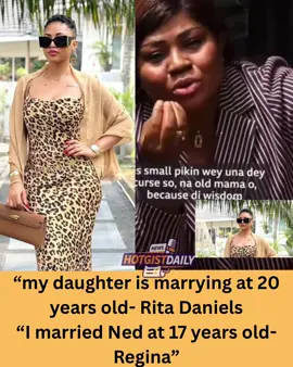 The internet is buzzing over the inconsistencies between Regina Daniels’ story post and her mother’s past interview. In a BBC interview from seven years ago, Rita Daniels stated that her daughter was 20 years old when she got married. But in Regina’s recent story post, she revealed that she actually married Ned Nwoko at 17. Now, fans are questioning which version is the truth. 👀 #hotgistdaily