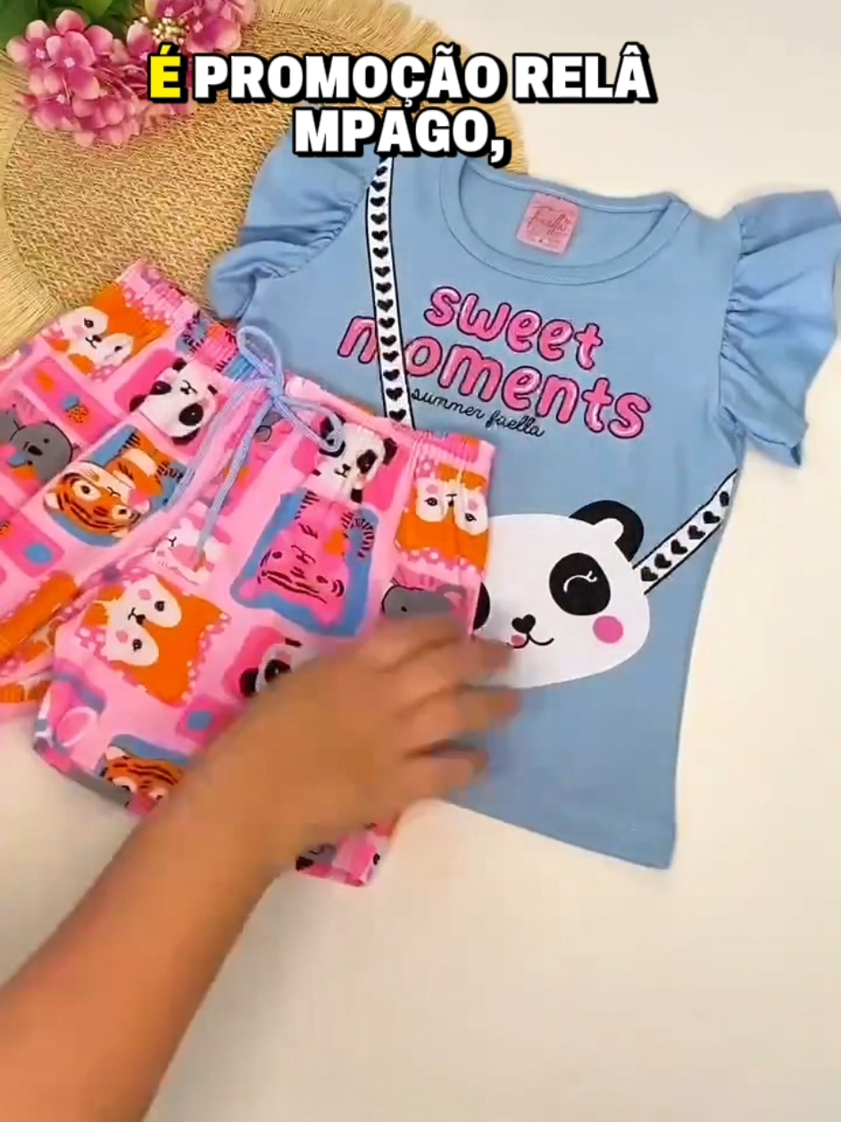 💥 Promoção Relâmpago: Kit com 6 Roupinhas de Verão pra Menina! 💕
