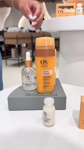 @oxcosmeticos lançou uma nova linha com a @marimaria, OX science é o momento 🧡 #squadox #oxcosmeticos #cabelos #marimariahair #beleza 