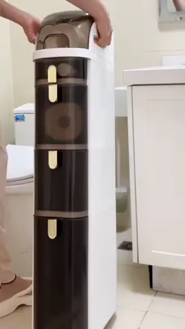 Armário De Banheiro Estreito Com Gavetas Caixa De Lenços À Prova da água Com Rodinhas  link de compra 👇 https://s.shopee.com.br/4q7fnwG8I0 #acheinashopee #shopee #banheiro #casa #decorcao 