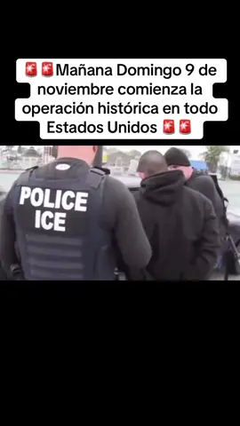 Mañana Domingo 9 de noviembre comienza la operación histórica en todo Estados Unidos