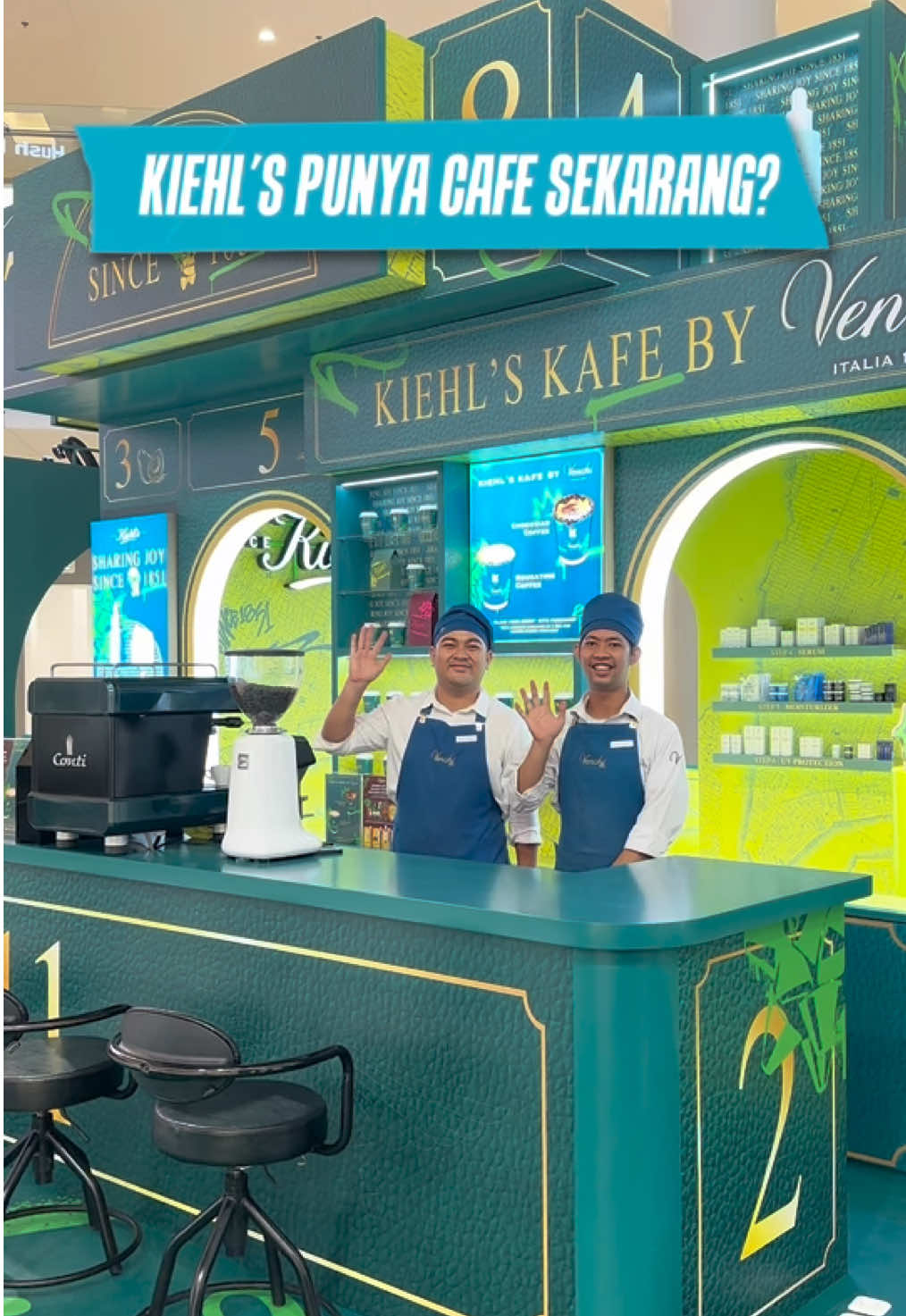 Hari terakhir kamu bisa cobain coffee special dari Venchi yang hanya ada di Kiehl’s Kafe ☕️✨ Jadi buruan mampir ke Kiehl’s Skin Holiday Carnival di Main Atrium, Grand Indonesia 🤩 #venchi #coffee #eventjakarta #kiehls #kiehlsid