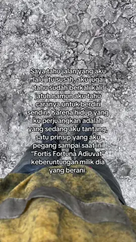 Berjalan sendiri ternyata juga tidak sangat buruk! #fyp #pekerjakeras #hujat #fortisfortunaadiuvat 