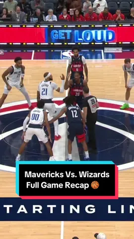 Quick rewind. Full recap. Here’s everything from tonight’s @Dallas Mavericks vs. @Washington Wizards matchup ⏪ 🏀 #NBA #Basketball #DallasMavericks #WashingtonWizards 