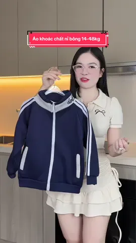 Áo khoác chất nỉ bông 14-48kg 