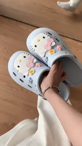 Dép sục nữ sticker mèo xinh xắn #depnu #depbanhmi #depcaogot #depdimua #depnuhottrend 