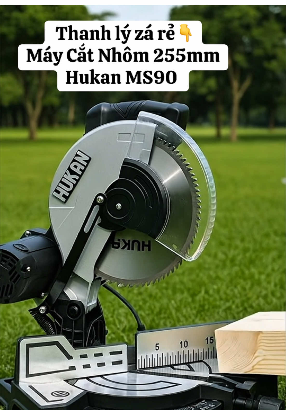 Máy Cắt Nhôm 255mm Hukan MS90 chính hãng#maycatnhom #maymoccokhi#viral #xuhuong #maymoc 